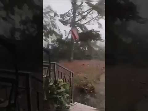 Storm winds during the Alfonsine tornado — 22 July 2023