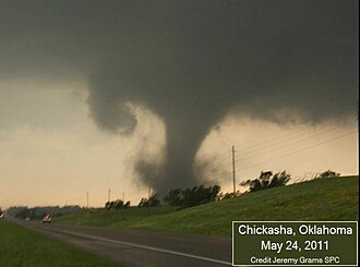 Chickasha tornado, 24 May 2011
