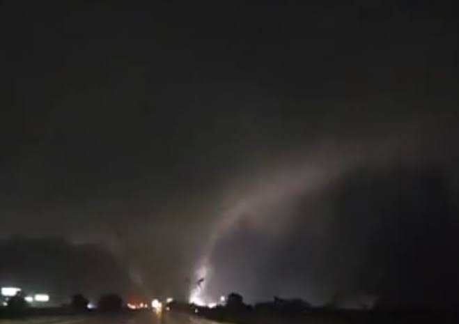 Marietta tornado, 27 April 2024 — supplied KTEN thumbnail